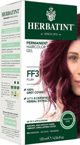 Herbatint Permanent Haircolor Gel FF3 Plum