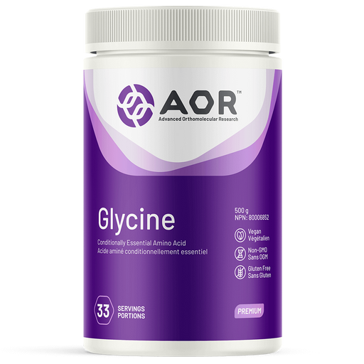 AOR Glycine Powder 500g. For Memory & Mood