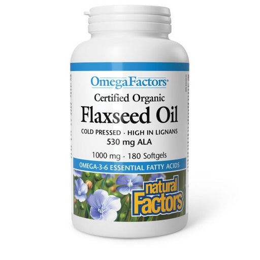 Natural Factors Organic Flaxseed Oil | YourGoodHealth