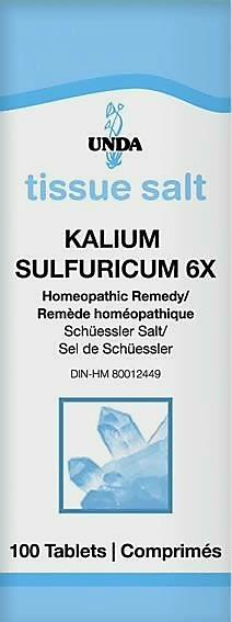 UNDA Tissue Salt Kalium Sulfuricum 6X 100 Tablets | YourGoodHealth