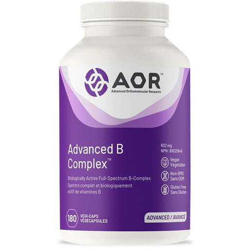 AOR Advanced B Complex 180 capsules | YourGoodHealth