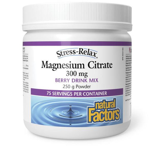 Natural Factors Magnesium Citrate Berry | YourGoodHealth