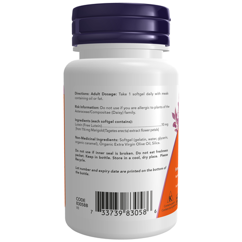 NOW Lutein 10mg 60 softgels