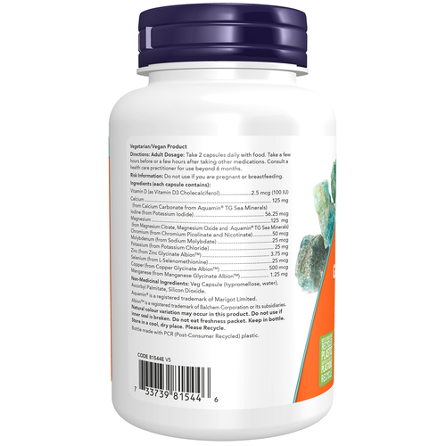 NOW Full Spectrum Minerals 120 veggie capsules