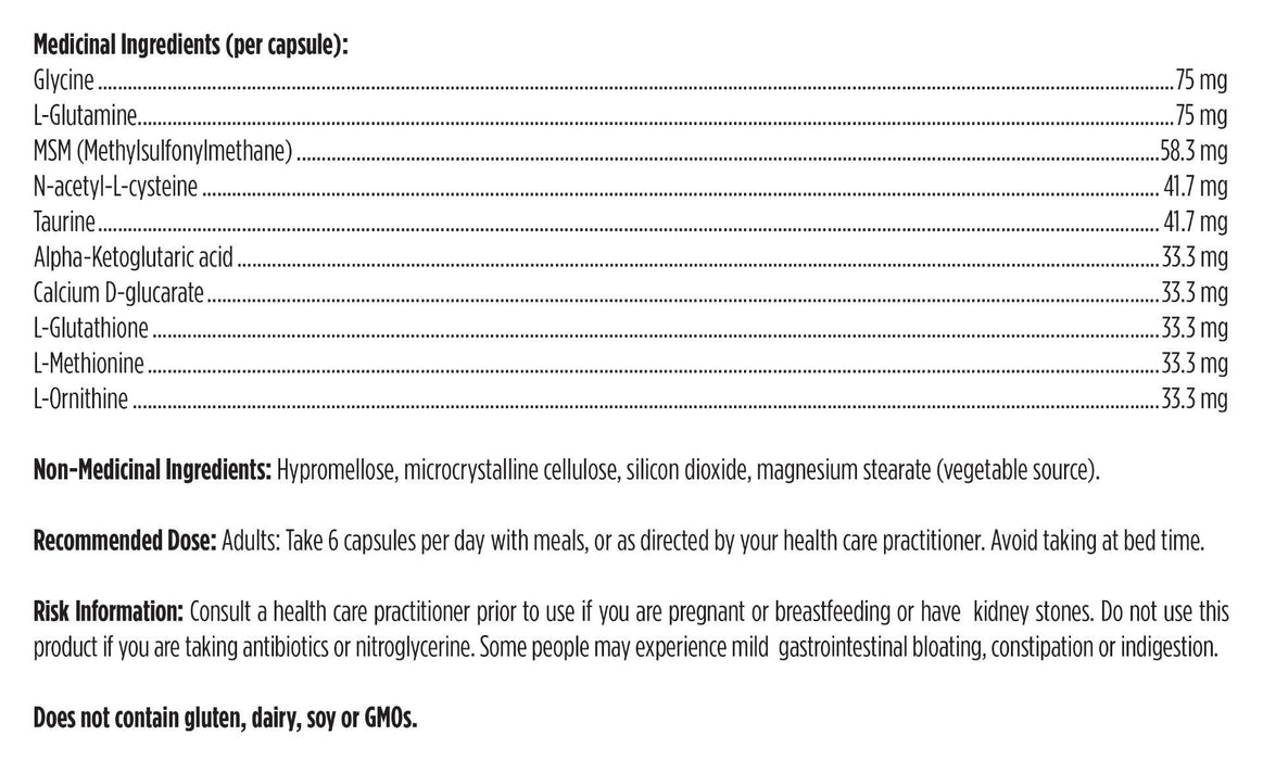 Designs for Health Amino-D-Tox 90 capsules