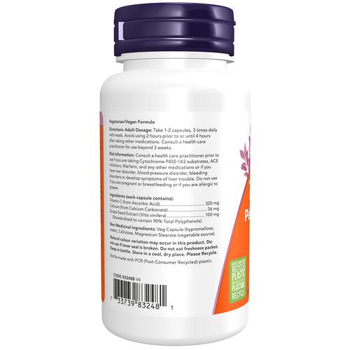 NOW Grape Seed Extract 100mg 100 capsules