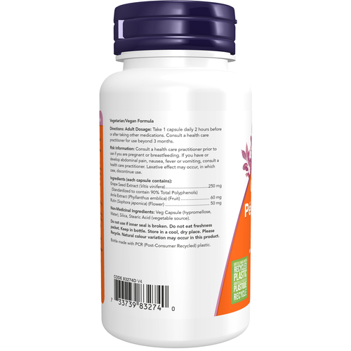 NOW Grape Seed Extract 250mg 90 veggie capsules