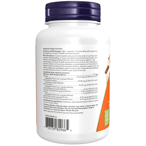 NOW Plant Enzymes 120 veggie capsules