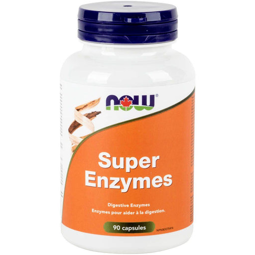 NOW Super Enzymes Capsules 90 capsules. Helps to Digest Proteins, Fats & Carbohydrates