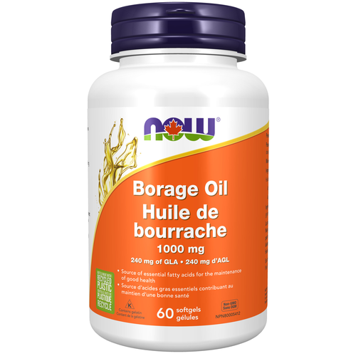 NOW Borage Oil 1000mg 60 capsules