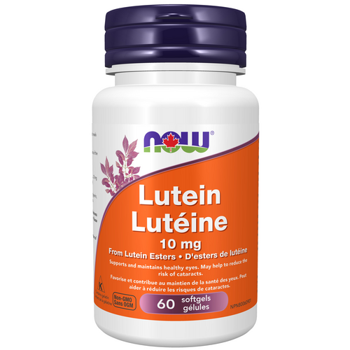 NOW Lutein 10mg 60 softgels