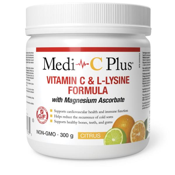 Medi C Plus Powder with <b>Magnesium</b> Citrus 300 Grams.<br>For Heart Health, Bone Health and Collagen</br>