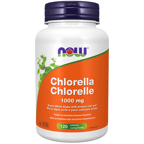 NOW Chlorella 1000mg 120 tablets