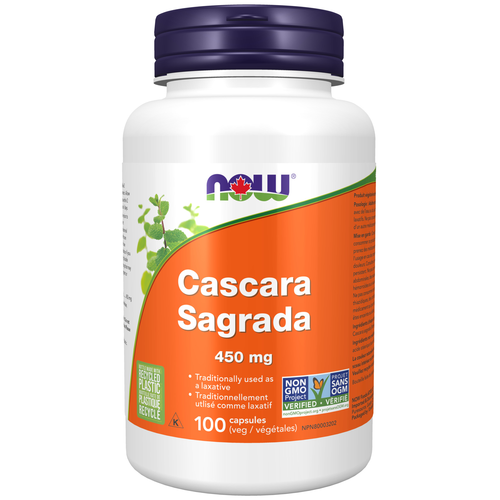 NOW Cascara Sagrada 450mg 100 Capsules