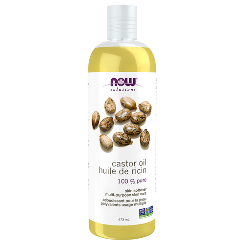 NOW Castor Oil 473ml. For Skin and Hair