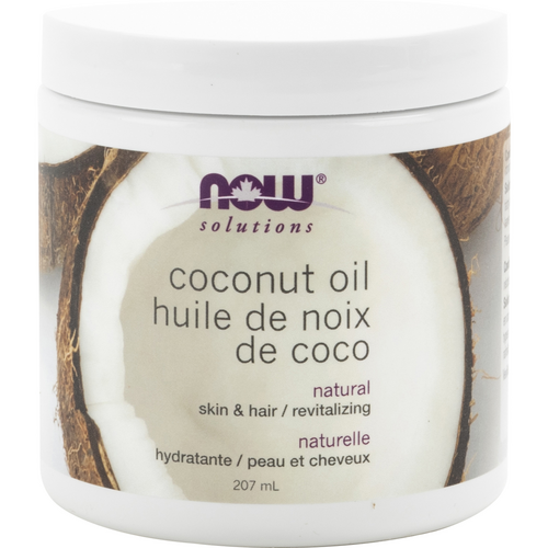 NOW Coconut Oil 207ml. For Dry Skin and can be used as a Hair Treatment