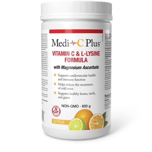 Medi C Plus Powder with <b>Magnesium</b> Citrus 600grams. <br>For Heart Health, Bone Health and Collagen</br>