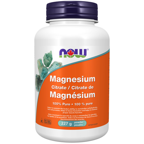 NOW Magnesium Citrate Powder 227g