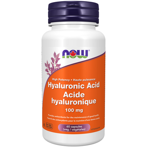 NOW Hylarunic Acid 100mg 60 Veggie capsules