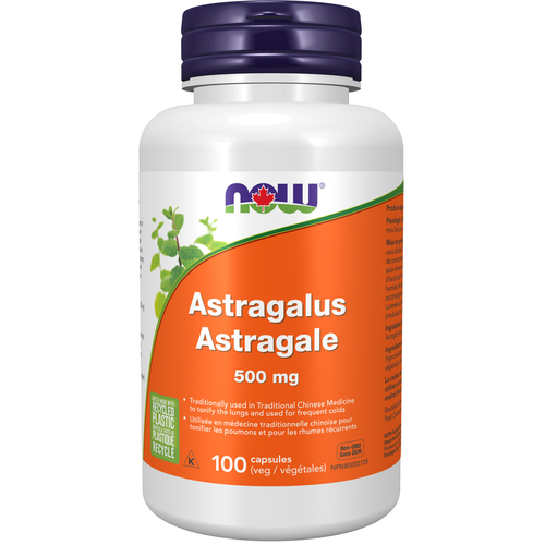 NOW Astragalus 500mg 100capsules