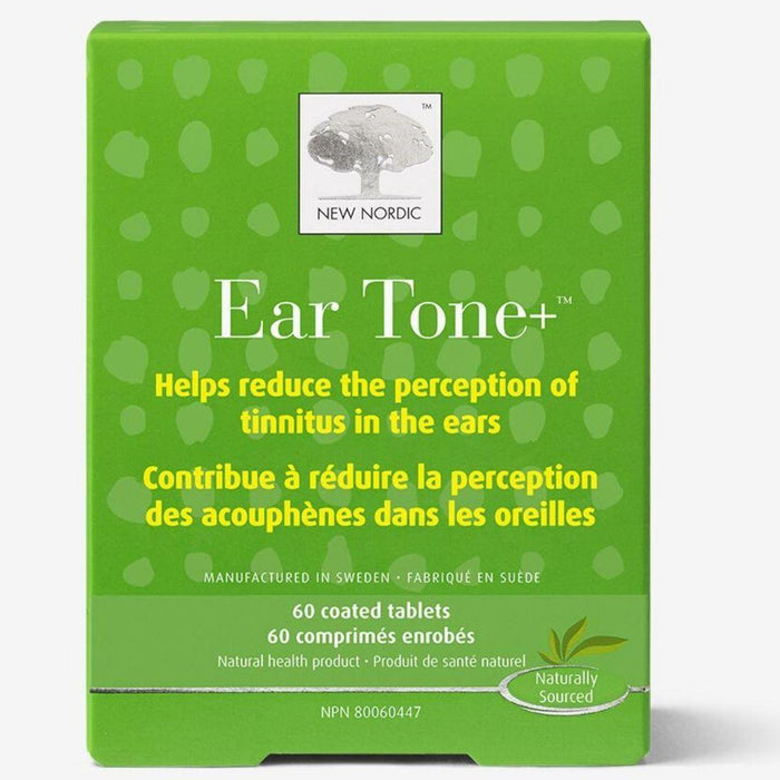 New Nordic Ear Tone 60 Tablets. For Tinnitus, Ringing in the Ear