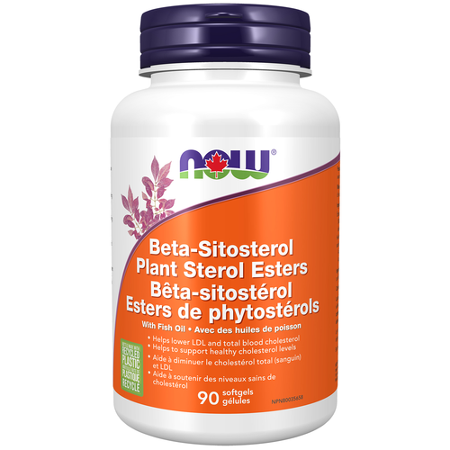 NOW Beta Sitosterol Plant Extract with Fish Oils 90 capsules