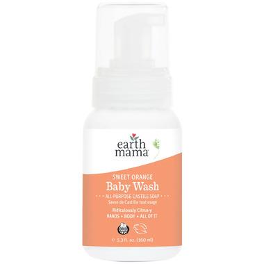 Earth Mama Organics Sweet Orange Baby Wash 160 ml