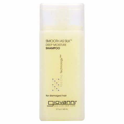 Giovanni Smooth As Silk Shampoo 60ml Travel Size. For Damaged Hair