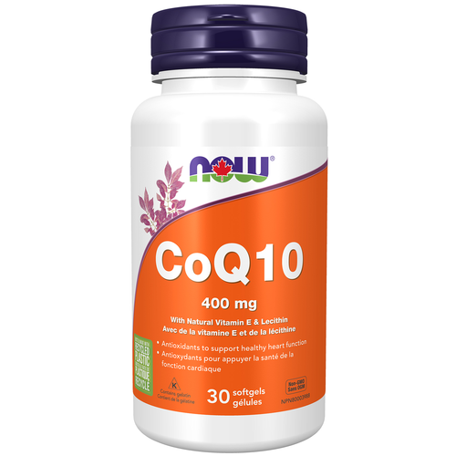 NOW CoQ10 400mg 30 Softgels