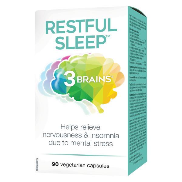 3 Brains Restfull Sleep 90 Capsules