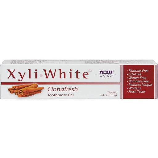 NOW Xyli White Toothpaste Cinnamon