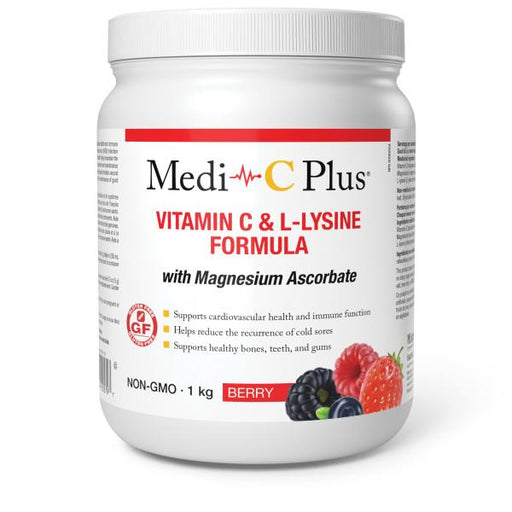 Medi C Plus Powder with <b>Magnesium</b> Berry 1kg. <br>For Heart Health, Bone Health and Collagen</br>