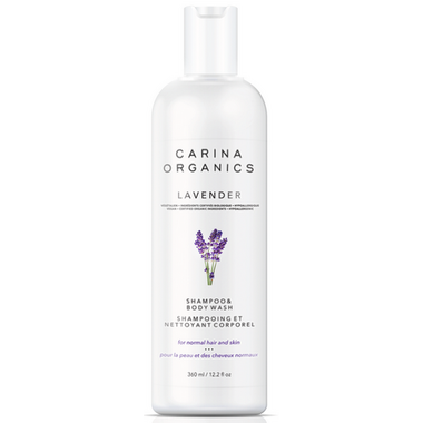 Carina Organics Lavender Shampoo & Body Wash 360ml