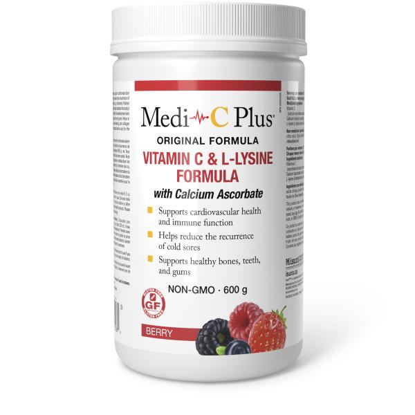 Medi C Plus Powder with <b>Calcium</b> Berry 600g. <br>For Heart Health, Bone Health and Collagen</br>