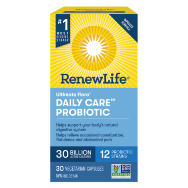 Renew Life Ultimate Flora 30 Billion Probiotic 30 Capsules.