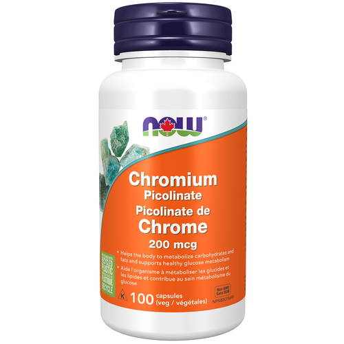 NOW Chromium Picolinate 200mcg 100 capsules