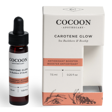 Cocoon Carotene Glow Serum. Concentrated Extracts to repair skin and leave your skin glowing