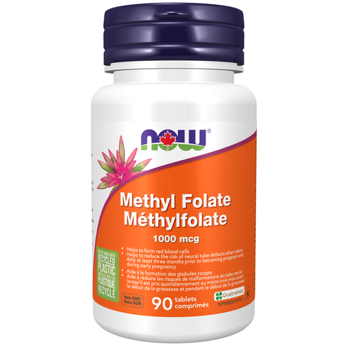 NOW Methyl Folate 1000mcg 90 tablets