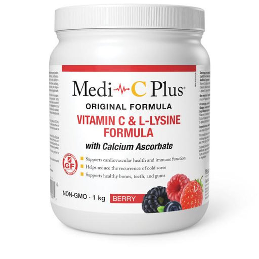 Medi C Plus Powder with <b>Calcium</b> Berry 1kg. <br>For Heart Health, Bone Health and Collagen</br>