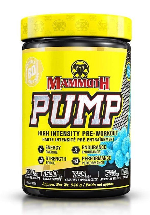 Mammoth Pump Blue Raspberry 60 Servings