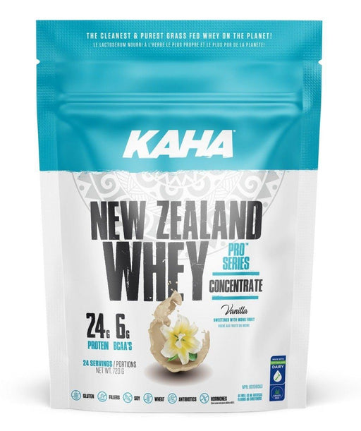 Kaha Nutrition New Zealand Whey Protein Concentrate Vanilla 720gram (Formerly known as Ergogenics)