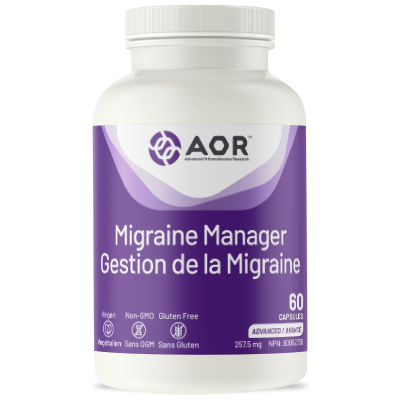 AOR Migraine Manager 60 capsules