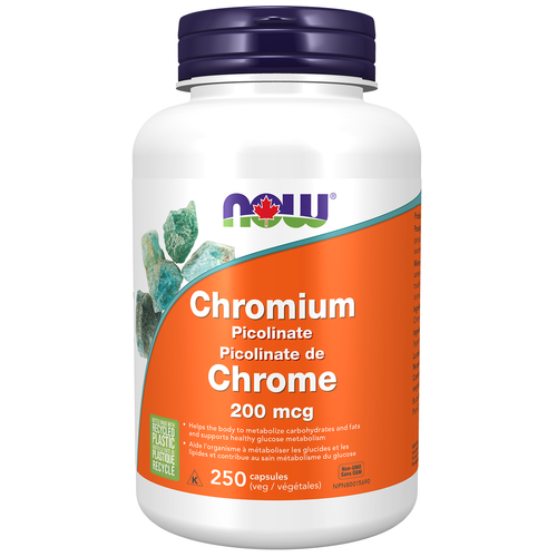 NOW Chromium Picolinate 200mcg 250 capsules