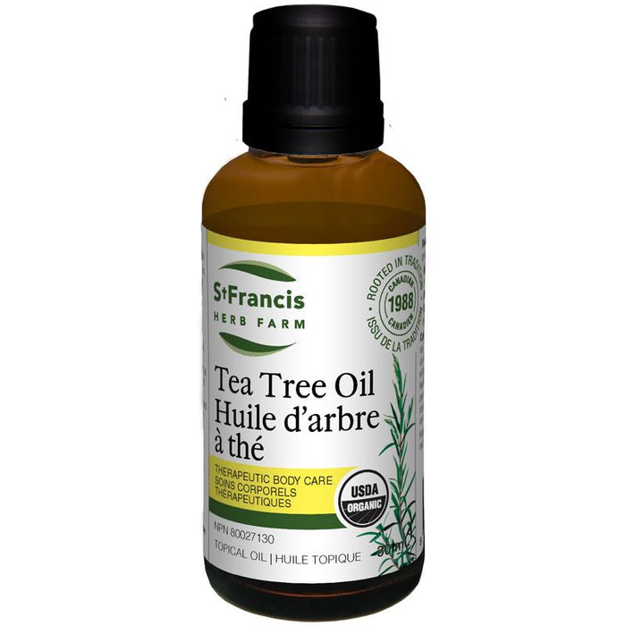 St Francis Tea Tree Oil Organic 30 ml. Topical Antiseptic