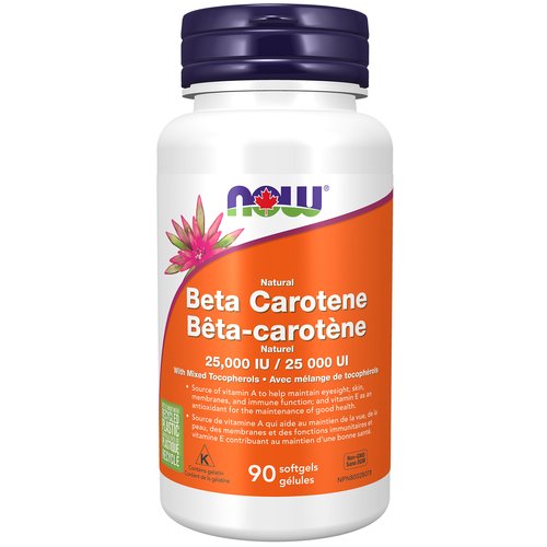 NOW Beta Carotene 25,000IU 90 capsules