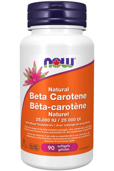 NOW Beta Carotene 25,000IU 90 capsules
