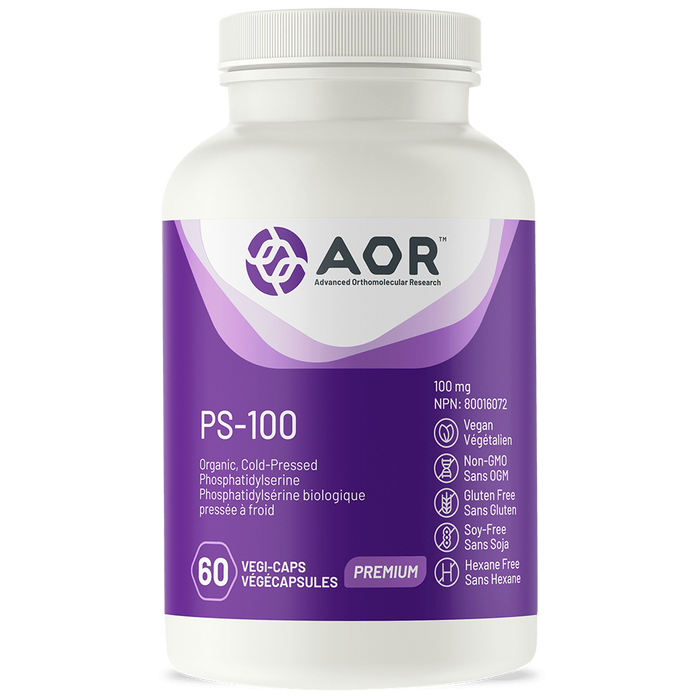 AOR PS 100 120 capsules. For Memory & Concentration