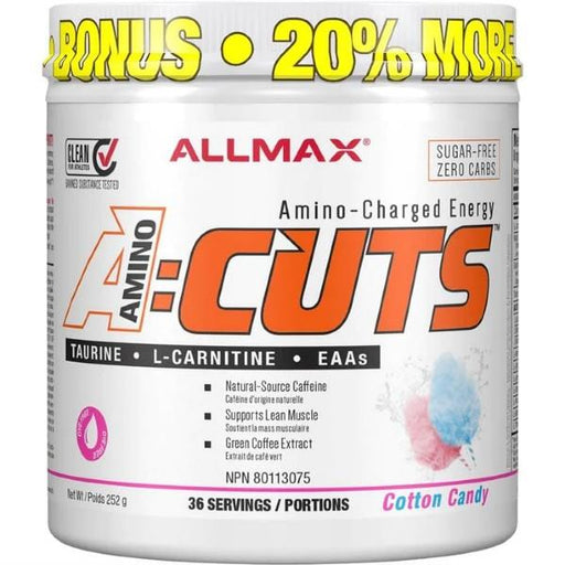 Allmax A-Cuts Cotton Candy 210g Energy Drink, Fat Burner
