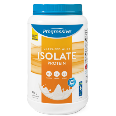 Progressive Grass Fed Whey Isolate 
Protein Unflavoured 850 grams