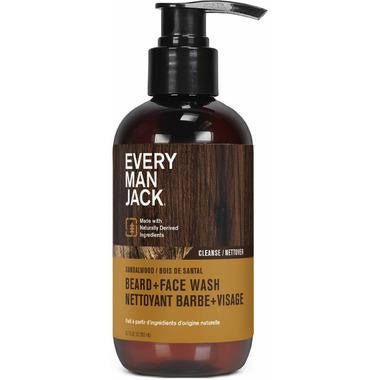 Every Man Jack Beard + Face Wash Sandalwood 200 ml